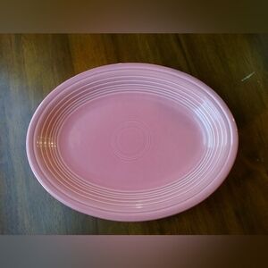 Fiesta Oval Pink Platter